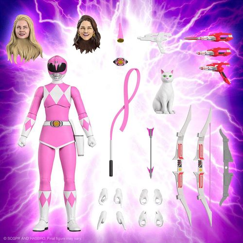 Mighty Morphin Power Rangers Galácticos Figura Ultimates Pink Ranger 18 cm