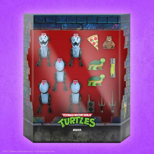 Tortugas Ninja PAck de 5 Figuras Ultimates Mousers 8 cm - Imagen 2
