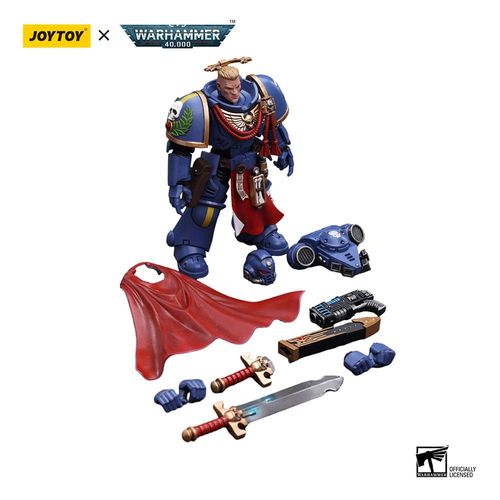 Warhammer 40k Figura 1/18 Ultramarines Primaris Captain with Power Sword and Plasma Pistol 12 cm - Imagen 2