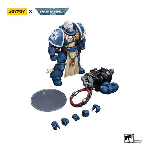 Warhammer 40k Figura 1/18 Ultramarines Sternguard Veteran with Heavy Bolter 12 cm - Imagen 2