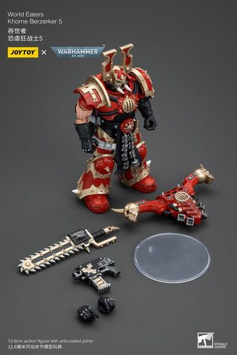 Warhammer 40k Figura 1/18 World Eaters Khorne Berzerker 5 13 cm - Imagen 2