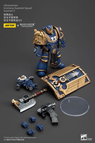 Warhammer The Horus Heresy Figura 1/18 Ultramarines Invictarus Suzerain Squad Suzerain 5 12 cm - Imagen 2