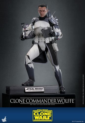 Star Wars: The Clone Wars Figura 1/6 Clone Commander Wolffe 30 cm - Imagen 5