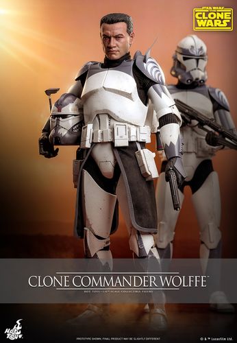 Star Wars: The Clone Wars Figura 1/6 Clone Commander Wolffe 30 cm - Imagen 14