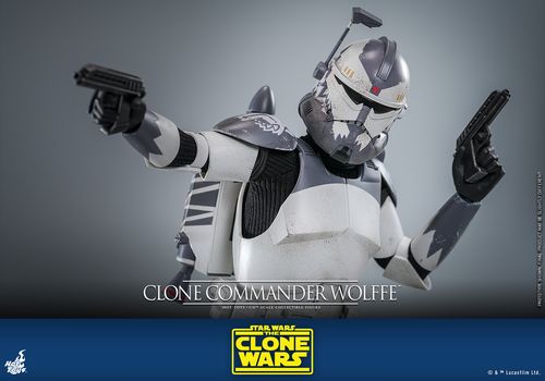 Star Wars: The Clone Wars Figura 1/6 Clone Commander Wolffe 30 cm - Imagen 11