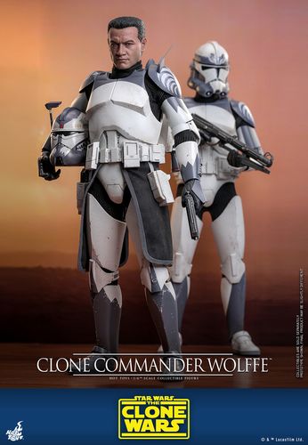 Star Wars: The Clone Wars Figura 1/6 Clone Commander Wolffe 30 cm - Imagen 9