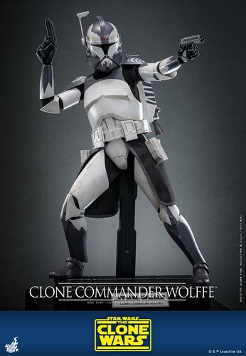 Star Wars: The Clone Wars Figura 1/6 Clone Commander Wolffe 30 cm - Imagen 8