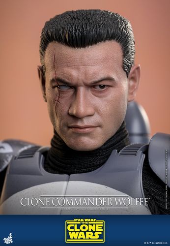 Star Wars: The Clone Wars Figura 1/6 Clone Commander Wolffe 30 cm - Imagen 7