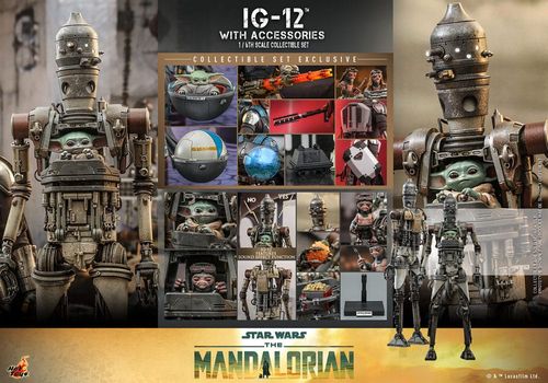 Star Wars: The Mandalorian Figura 1/6 IG-12 con accesorios 36 cm
