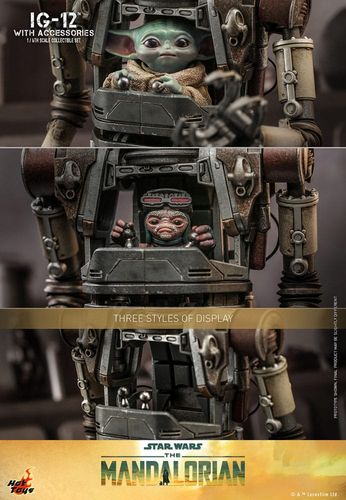 Star Wars: The Mandalorian Figura 1/6 IG-12 con accesorios 36 cm - Imagen 19