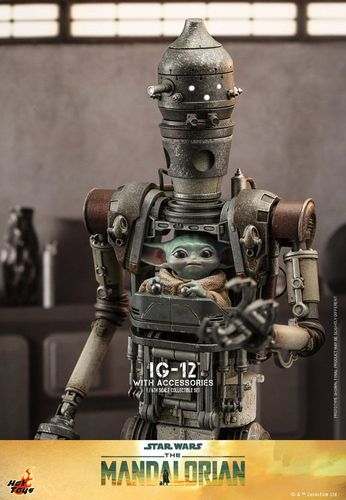 Star Wars: The Mandalorian Figura 1/6 IG-12 con accesorios 36 cm - Imagen 9