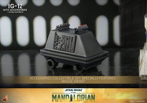Star Wars: The Mandalorian Figura 1/6 IG-12 con accesorios 36 cm - Imagen 7