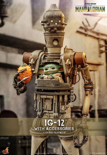 Star Wars: The Mandalorian Figura 1/6 IG-12 con accesorios 36 cm - Imagen 4