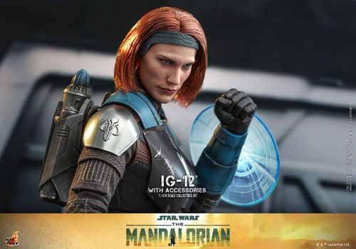 Star Wars: The Mandalorian Figura 1/6 IG-12 con accesorios 36 cm - Imagen 21