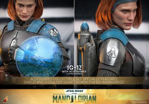 Star Wars: The Mandalorian Figura 1/6 IG-12 con accesorios 36 cm - Imagen 20