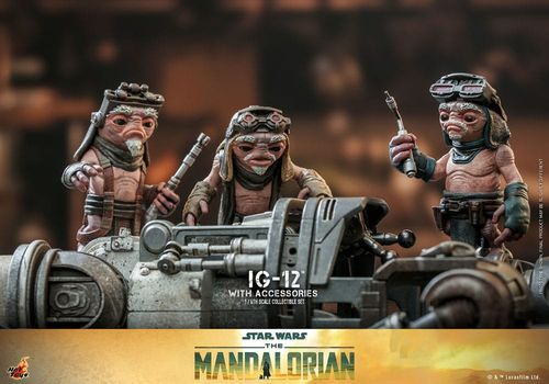 Star Wars: The Mandalorian Figura 1/6 IG-12 con accesorios 36 cm - Imagen 15