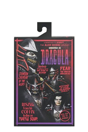 Tortugas Ninja x Universal Monsters Figuras Shredder as Dracula