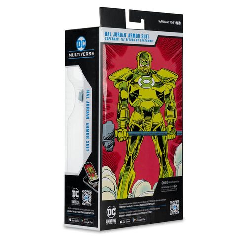 Return of Superman DC Multiverse Figura Hal Jordan Armor Suit 19 cm - Imagen 7