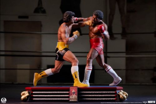 Rocky III Diorama 1/4 Statuette Rocky Balboa & Apollo Creed 48 cm - Imagen 2
