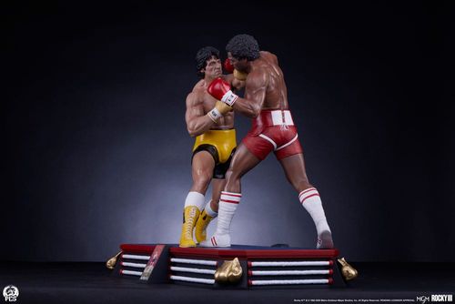 Rocky III Diorama 1/4 Statuette Rocky Balboa & Apollo Creed 48 cm - Imagen 4