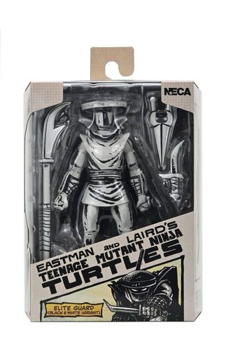 Teenage Mutant Ninja Turtles Figura Elite Foot Ninja Guard Black & White 18 cm - Imagen 4