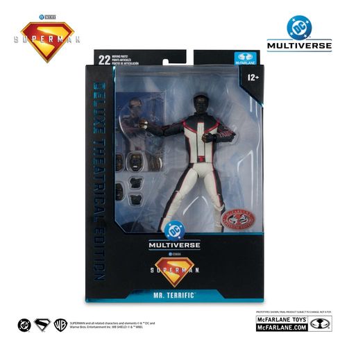 Superman (2025) DC Multiverse Figura Deluxe Theatrical Edition Mr. Terrific (Red Platinum Edition) 18 cm - Imagen 4