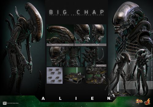 Alien 1979 Figura Movie Masterpiece 1/6 Alien Big Chap - Imagen 2