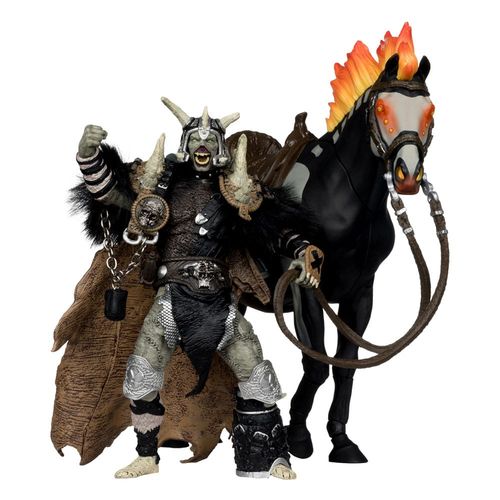 Spawn Figura Bloodaxe con caballo (Spawn: The Dark Ages