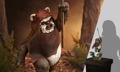 Star Wars: Episodio VI - El retorno del Jedi Estatua Premium Format Wicket 46 cm - Imagen 2
