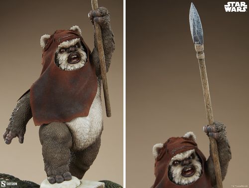 Star Wars: Episodio VI - El retorno del Jedi Estatua Premium Format Wicket 46 cm - Imagen 4