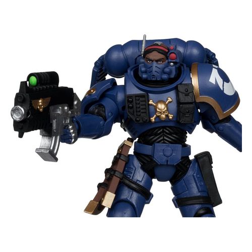Action Figure McFarlane Warhammer 40k - Tenente In Armatura Phobos (Ultramarines) 17.8 Cm - 3
