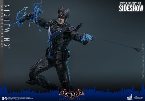 Batman Arkham Knight Figura Videogame Masterpiece 1/6 Nightwing 30 cm - Imagen 10