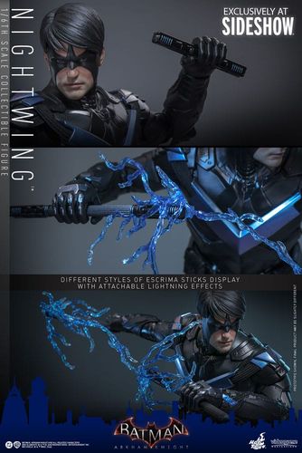 Batman Arkham Knight Figura Videogame Masterpiece 1/6 Nightwing 30 cm - Imagen 12