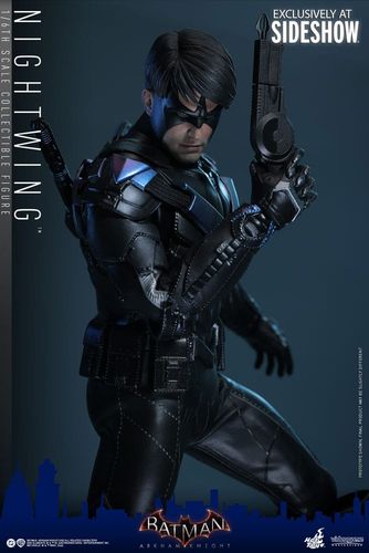 Batman Arkham Knight Figura Videogame Masterpiece 1/6 Nightwing 30 cm - Imagen 18