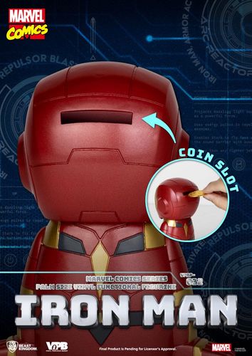 Classic Marvel Comics Vinyl huchas Iron-man 12 cm - Imagen 3