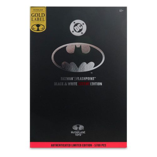 DC Multiverse Figura Batman (Flashpoint) (Black & White Accent Edition) (Gold Label) 18 cm - Imagen 7