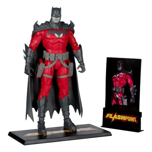 DC Multiverse Figura Batman (Flashpoint) (Black & White Accent Edition) (Gold Label) 18 cm - Imagen 3