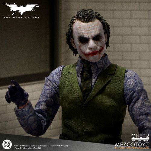 El caballero oscuro Figura 1/12 Joker 17 cm - Imagen 4