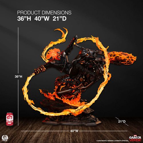 Marvel Gamerverse Estatua 1/3 Ghost Rider 91 cm - Imagen 13