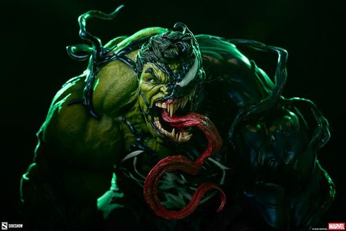 Marvel Estatua Premium Format Venomized Hulk 63 cm - Imagen 6
