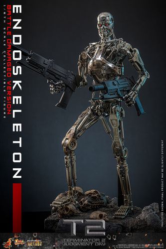 Terminator 2: Judgment Day Figura Movie Masterpiece 1/6 Endoskeleton (Battle Damaged Version) - Imagen 10
