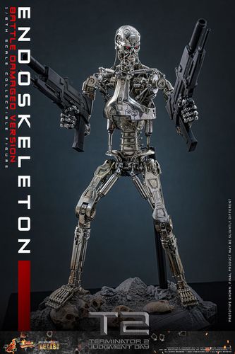 Terminator 2: Judgment Day Figura Movie Masterpiece 1/6 Endoskeleton (Battle Damaged Version) - Imagen 7