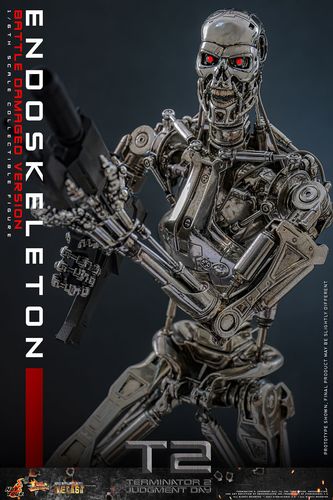 Terminator 2: Judgment Day Figura Movie Masterpiece 1/6 Endoskeleton (Battle Damaged Version) - Imagen 5