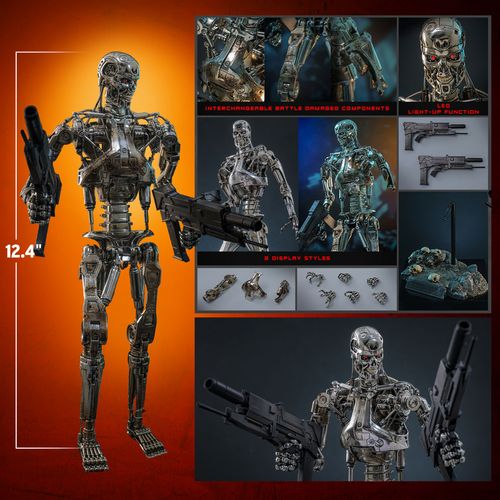 Terminator 2: Judgment Day Figura Movie Masterpiece 1/6 Endoskeleton (Battle Damaged Version) - Imagen 21