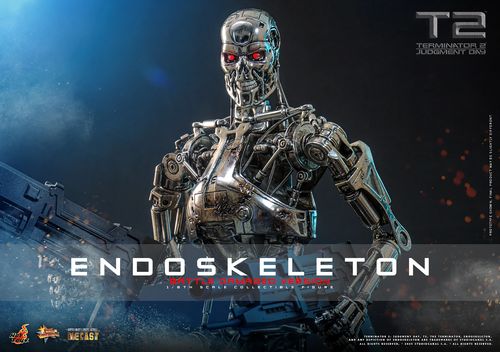 Terminator 2: Judgment Day Figura Movie Masterpiece 1/6 Endoskeleton (Battle Damaged Version) - Imagen 3