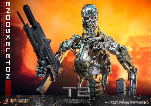 Terminator 2: Judgment Day Figura Movie Masterpiece 1/6 Endoskeleton (Battle Damaged Version) - Imagen 13