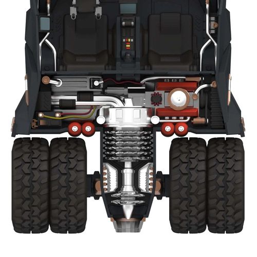 Batman 1989 Vehículo Super Cyborg Batmobile Tumbler (Full Color) 33 cm - Imagen 9