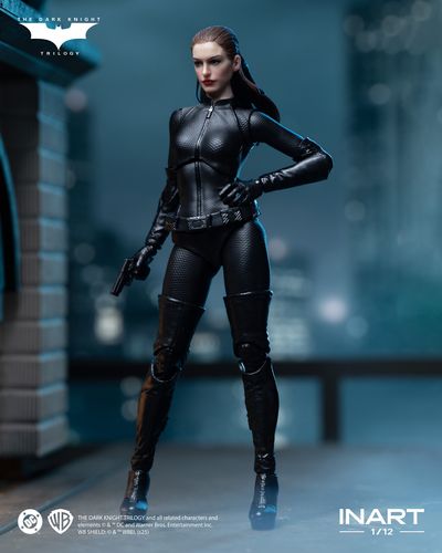 Batman The Dark Knight Rises Figura 1/12 Catwoman Inart - Imagen 10