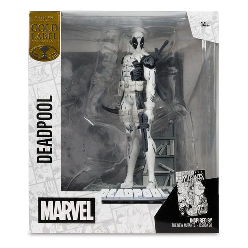 Marvel Collection Estatua PVC 1/10 Deadpool (The New Mutants #98) (Line Art) (Gold Label) 17 cm - Imagen 7