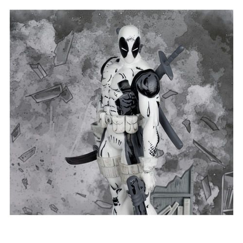 Marvel Collection Estatua PVC 1/10 Deadpool (The New Mutants #98) (Line Art) (Gold Label) 17 cm - Imagen 4